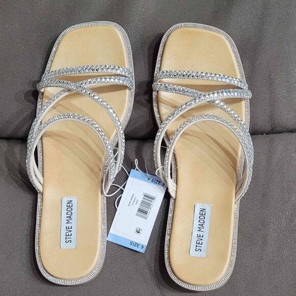Steve Madden bling sandals - Picture 1 of 3